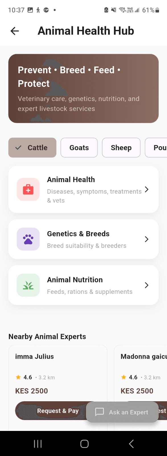 Kilimo Afya mobile app screenshot 10