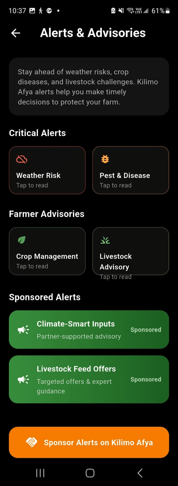 Kilimo Afya mobile app screenshot 12